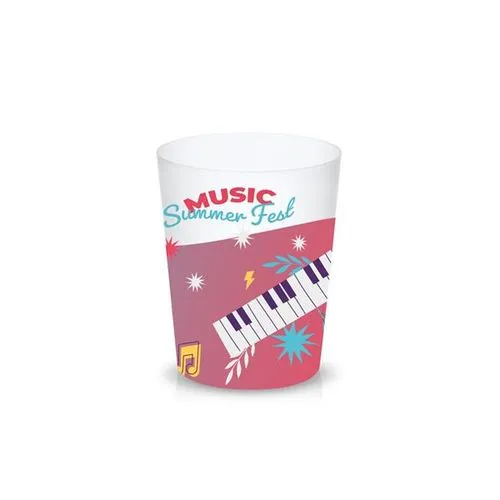 Gobelet réutilisable 330ml personnalisable - Technologie IML