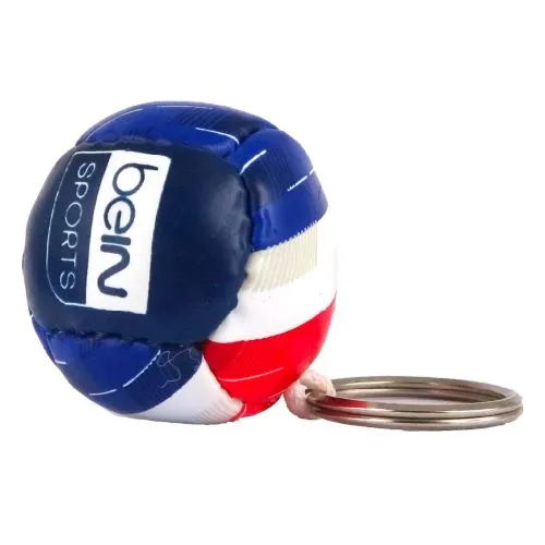 Porte-clés Ballon de Rugby Vintage en Cuir Personnalisable