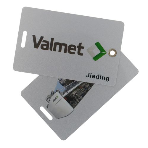 Étiquette Bagage Rigide PVC Personnalisée - Format Carte de Crédit