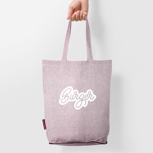Sac Shopping Pliable Coton Recyclé 140g Personnalisable