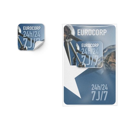 Sticker Nettoyeur d'Écran Microfibre Personnalisable