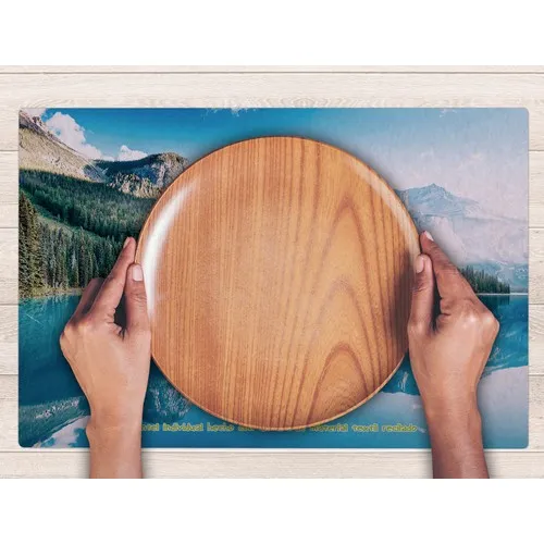 Set de Table Polypropylène Personnalisable - Écologique et Lavable