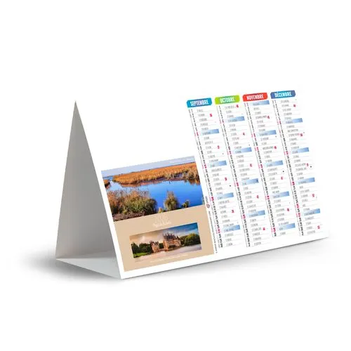 CHEVALET DE COMPTOIR - POINT DE VUE 2026 - QUADRI