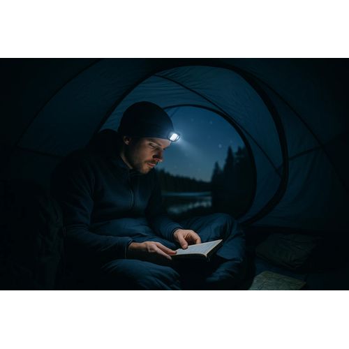 Lampe Frontale Rechargeable USB-C 5W - Capteur de Mouvement