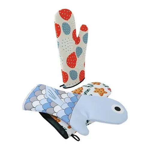 Gant de cuisine en RPET personnalisable - Protection haute température