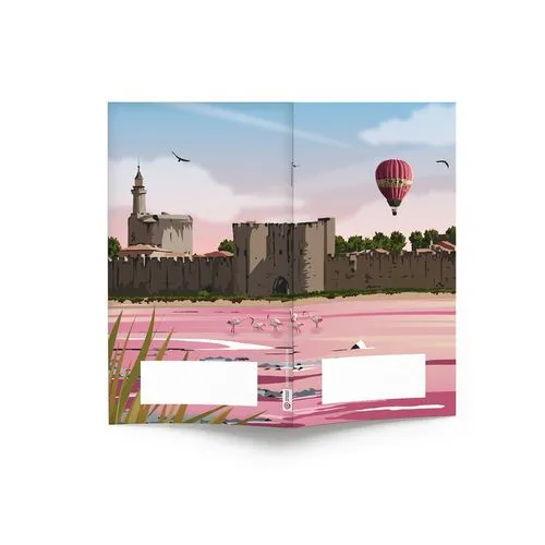 AGENDA ECO POCHE 2026 - THEME VINTAGE-2 - 95 x 165 mm - QUINZAINIER 64 PAGES - COUVERTURE 380g QUADRI PAGES 1 ET 4 - PELLICULAGE BRILLANT RECTO - PIQURE 2 POINTS METAL