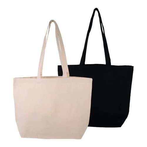 Sac Shopping Coton 330g Soufflet Fond - Personnalisable par Sérigraphie