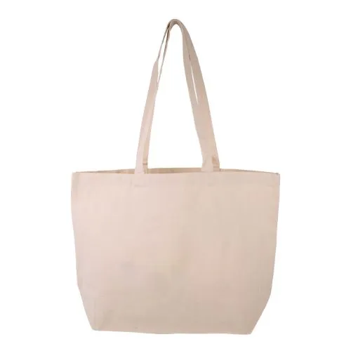 Sac Shopping Coton 330g Soufflet Fond - Personnalisable par Sérigraphie