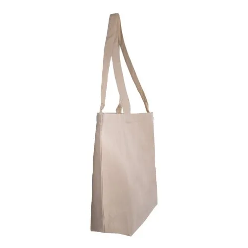 Sac Shopping Coton 330g Soufflet Fond - Personnalisable par Sérigraphie