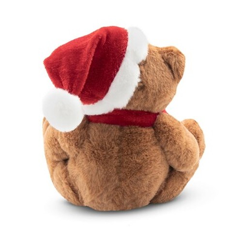 Ours de Noël en Peluche Personnalisable avec Écharpe et Casquette