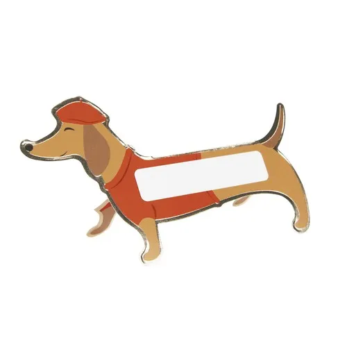 Marque-Places Teckel Originaux - Lot de 8 pièces