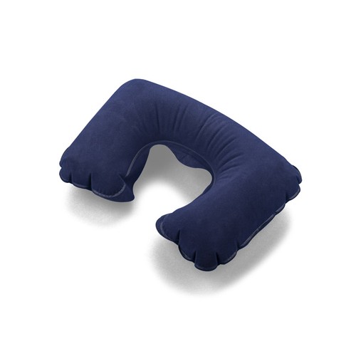 Oreiller de voyage gonflable personnalisable - Cale-nuque publicitaire