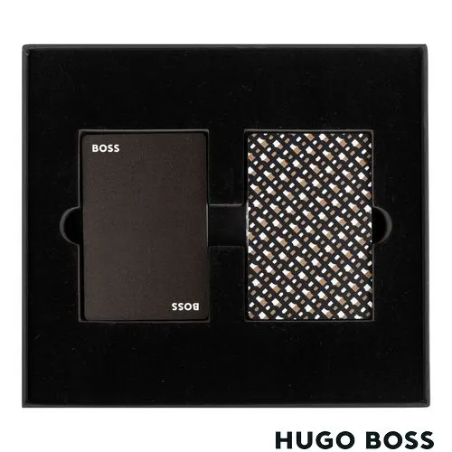 Coffret Prestige 2 Jeux de Cartes Iconic Black Personnalisables
