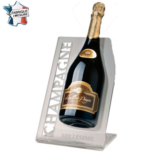 Présentoir à Bouteille Personnalisé sur Mesure - Fabrication Française