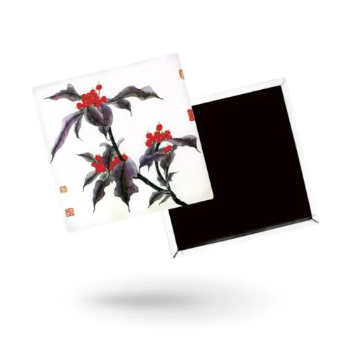 Magnet imprimé en étain personnalisable
