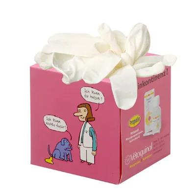 Boîte de Gants Jetables Personnalisée - Cube 20 Gants