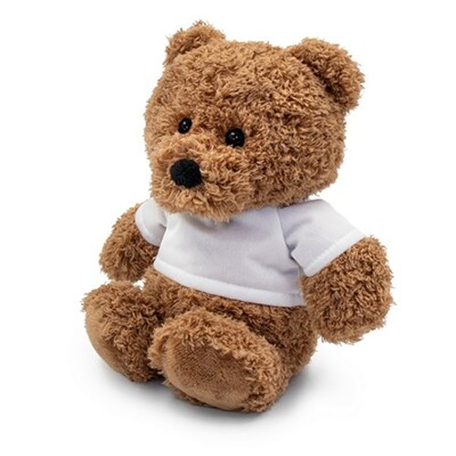 Ours en Peluche Personnalisable avec T-shirt Sérigraphié - 20 cm