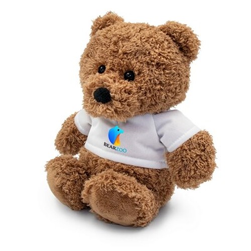 Ours en Peluche Personnalisable avec T-shirt Sérigraphié - 20 cm