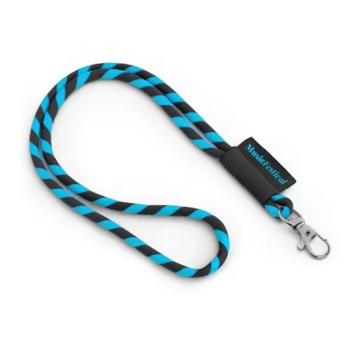 Lanyard Tubulaire Bicolore Personnalisable - Commande Entreprise
