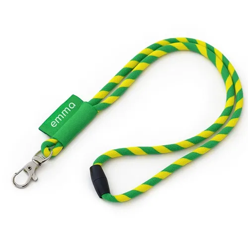 Lanyard Tubulaire Bicolore Personnalisable - Commande Entreprise