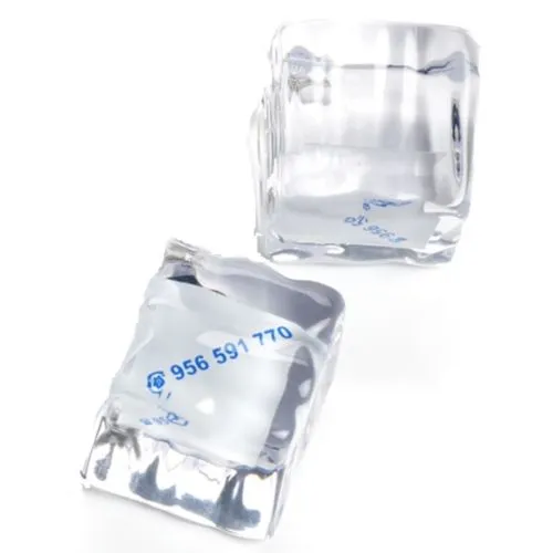 Glaçons Publicitaires Personnalisés - Sérigraphie sur Mesure