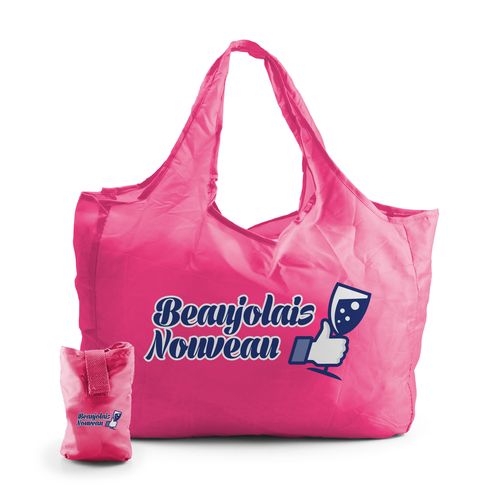 Sac Shopping Pliable Personnalisable - Polyester 190T