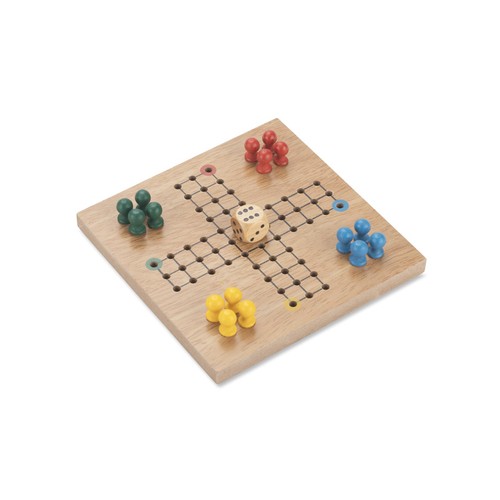 Coffret 4 Jeux en Bois Personnalisable - Cadeau d'Entreprise Premium