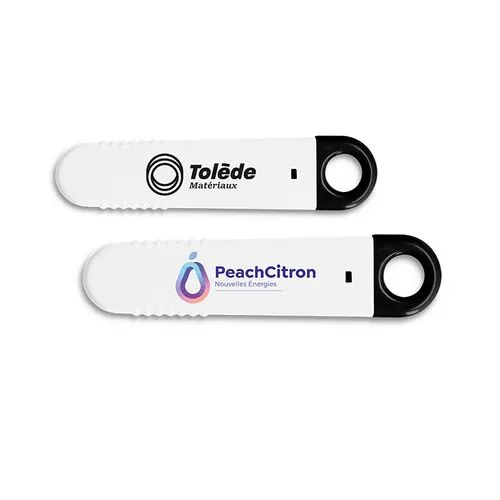 Cutter Sécurité Auto-Rétractable Personnalisable - ABS Blanc