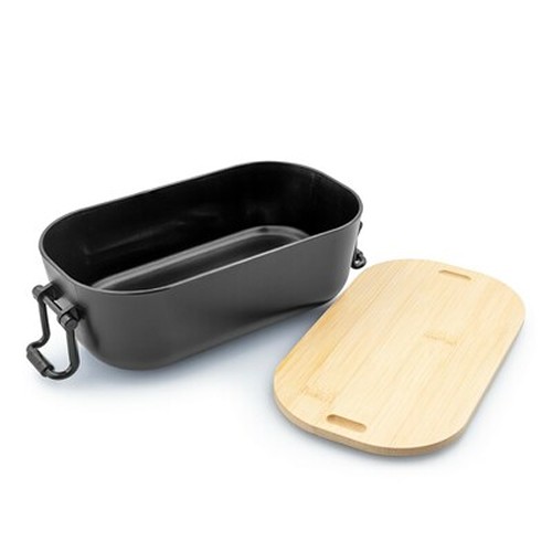 Boîte à lunch 900 ml avec couvercle bambou personnalisable