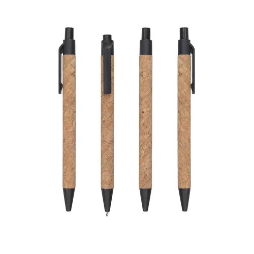Stylo à bille écologique paille de blé et ABS personnalisable