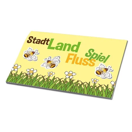 Bloc Jeu Ville-Campagne-Rivière Personnalisable - Cadeau Client B2B