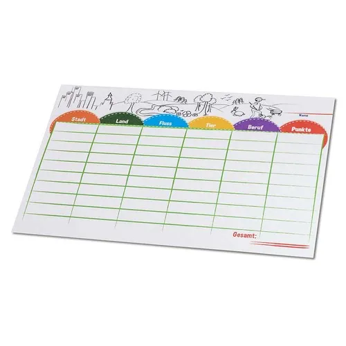 Bloc Jeu Ville-Campagne-Rivière Personnalisable - Cadeau Client B2B