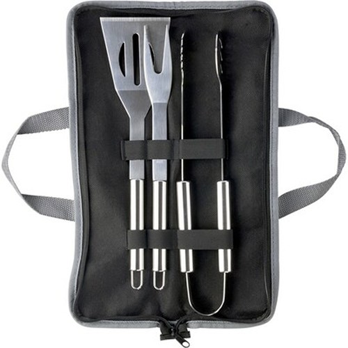 Set Barbecue 3 Pièces Personnalisable avec Étui - Cadeau Client