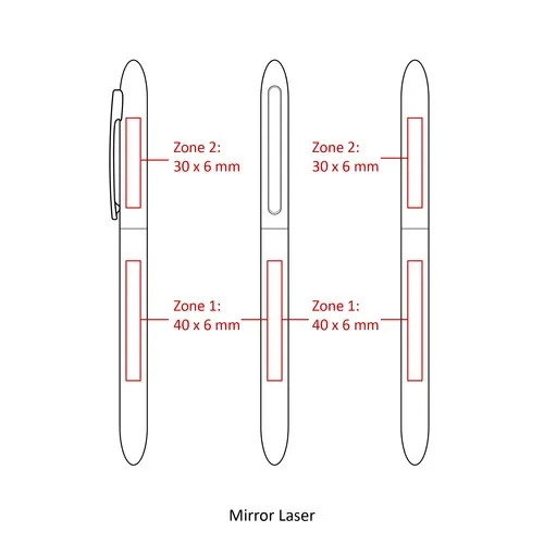 Stylo à bille métal twist RETRO Argent stock FR