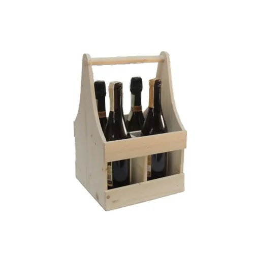 Caisse Présentoir Bois 12 Bouteilles Personnalisable