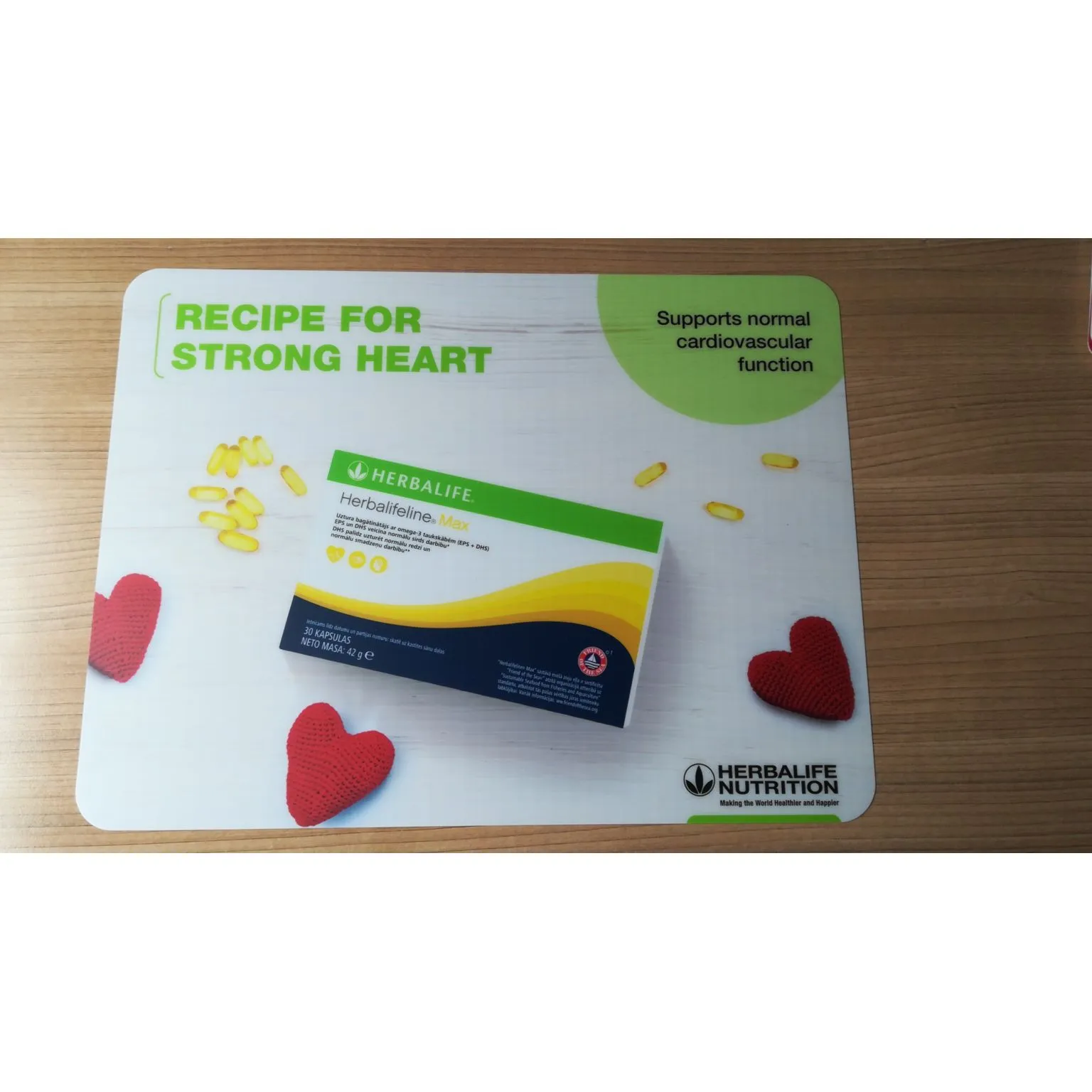 Sets de table publicitaires personnalisés - Liège, PP ou mousse