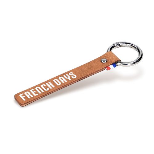 Porte-clés Bois Français Personnalisable - Hêtre Certifié 35mm