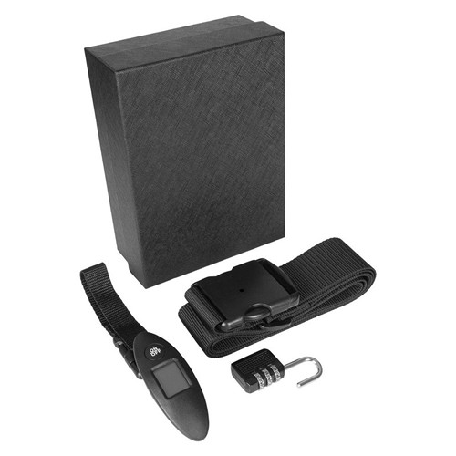 Set de Voyage Personnalisable 3 en 1 - Balance, Cadenas et Sangle