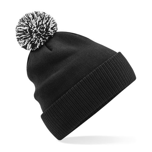 Bonnet Recyclé Personnalisable avec Pompon - Écoresponsable