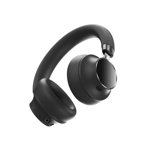CASQUE A REDUCTION DE BRUIT ANC BLUETOOTH SANS FIL NOIR ET ALUMINIUM