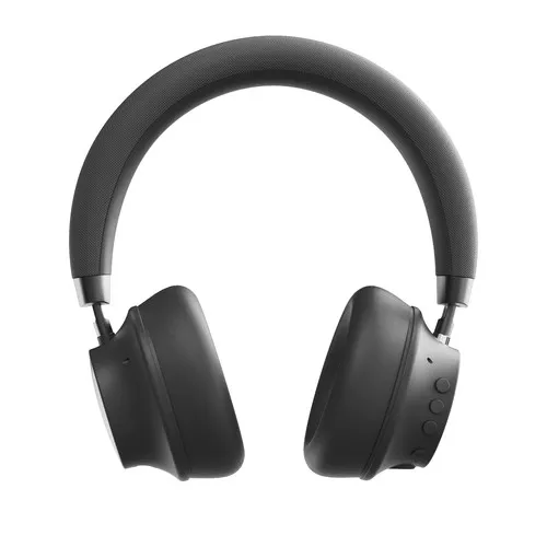 CASQUE A REDUCTION DE BRUIT ANC BLUETOOTH SANS FIL NOIR ET ALUMINIUM