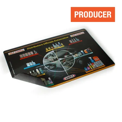 Sous-main PVC personnalisable avec couverture transparent