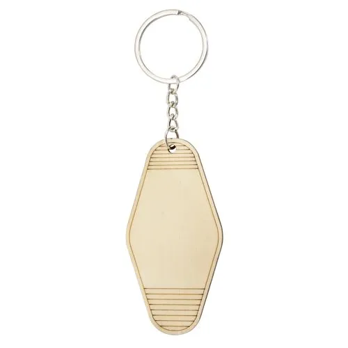 PORTE-CLÉS EN BOIS "PADDEL SURF"