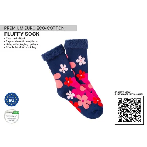 Chaussettes Jacquard Chaudes Personnalisées - Doublure Éponge Premium