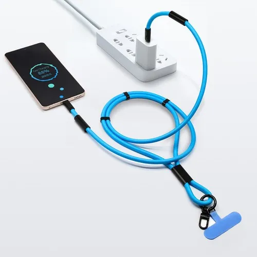 Câble de chargement et cordon XL Charging function and data transfer Orange