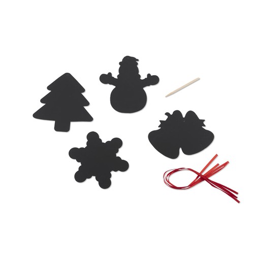 Trio de Suspensions de Noël en Bois Personnalisables