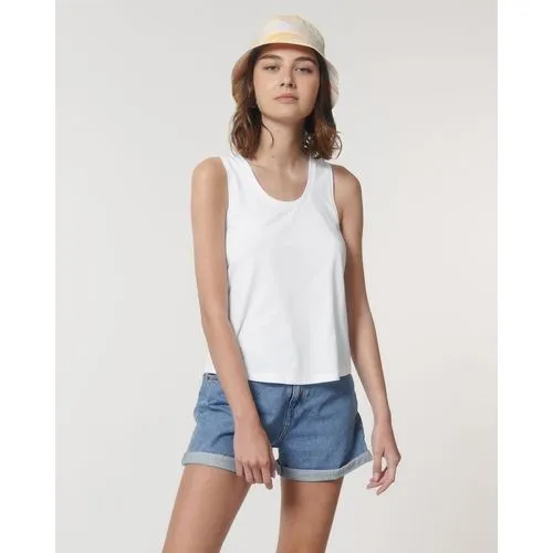 Débardeur Femme MINTER Blanc L - Stanley&Stella