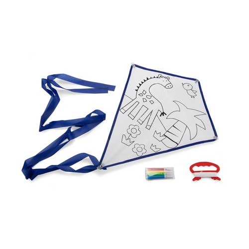 Cerf-volant à colorier personnalisable - Kit complet avec feutres