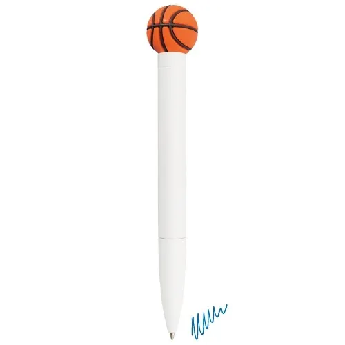 STYLO SPORTIF ANTI STRESS GIRATOIRE "CAMPEONATO" BASKET