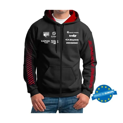 Sweat zippé personnalisable - Sérigraphie haute qualité